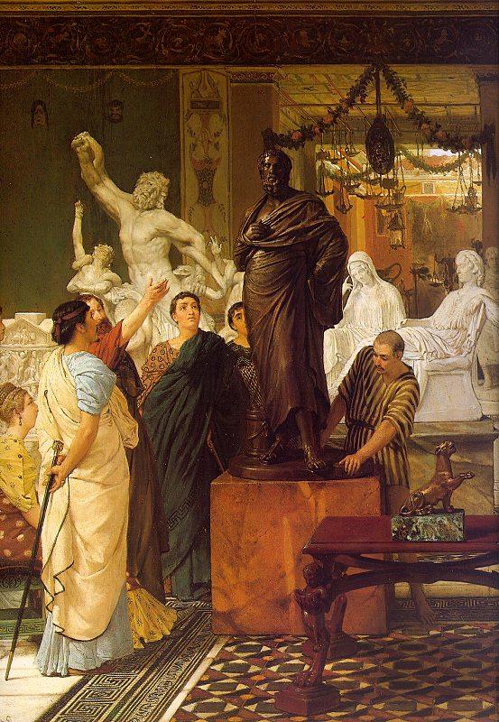 Alma Tadema A Sculpture Gallery oil painting picture